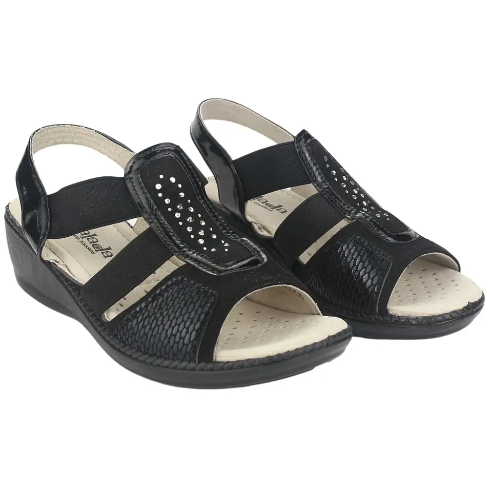 Sandalia Mujer Negro Chalada 7-LUPE-4BK 1
