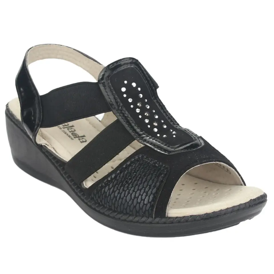 Sandalia Mujer Negro Chalada 7-LUPE-4BK 2
