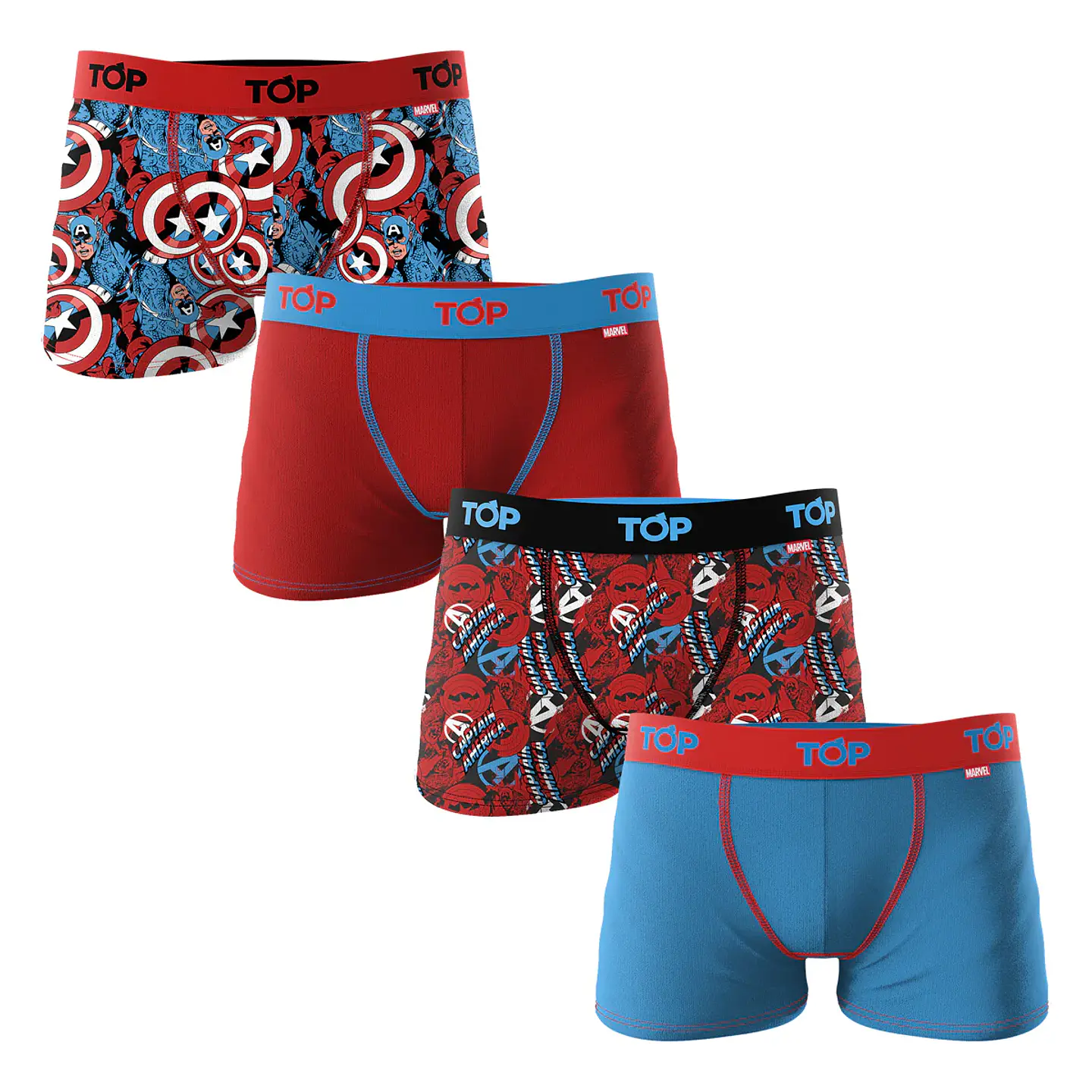 Boxer Niño/a Multicolor Top 5013AMARP/4 3