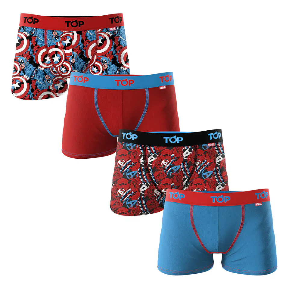Boxer Niño/a Multicolor Top 5013AMARP/4 3
