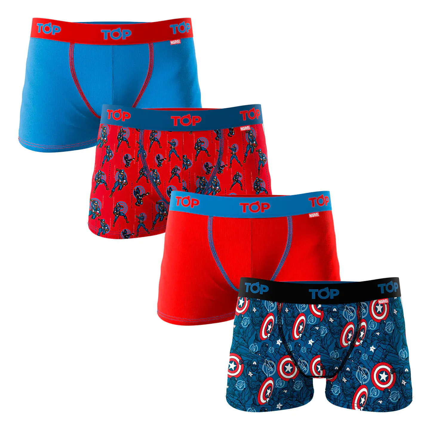 Boxer Niño/a Multicolor Top 5013AMARP/4 5