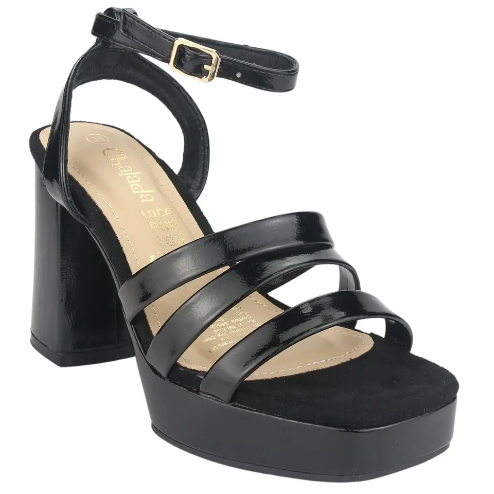 Sandalia Mujer Negro Chalada 5-SUSSI-3BK 1