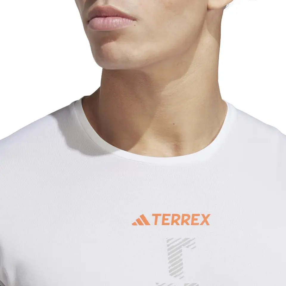 Polera Hombre Blanca Adidas HT9442 6