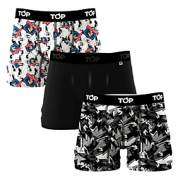 Boxer Hombre Multicolor Top 208Accp/3