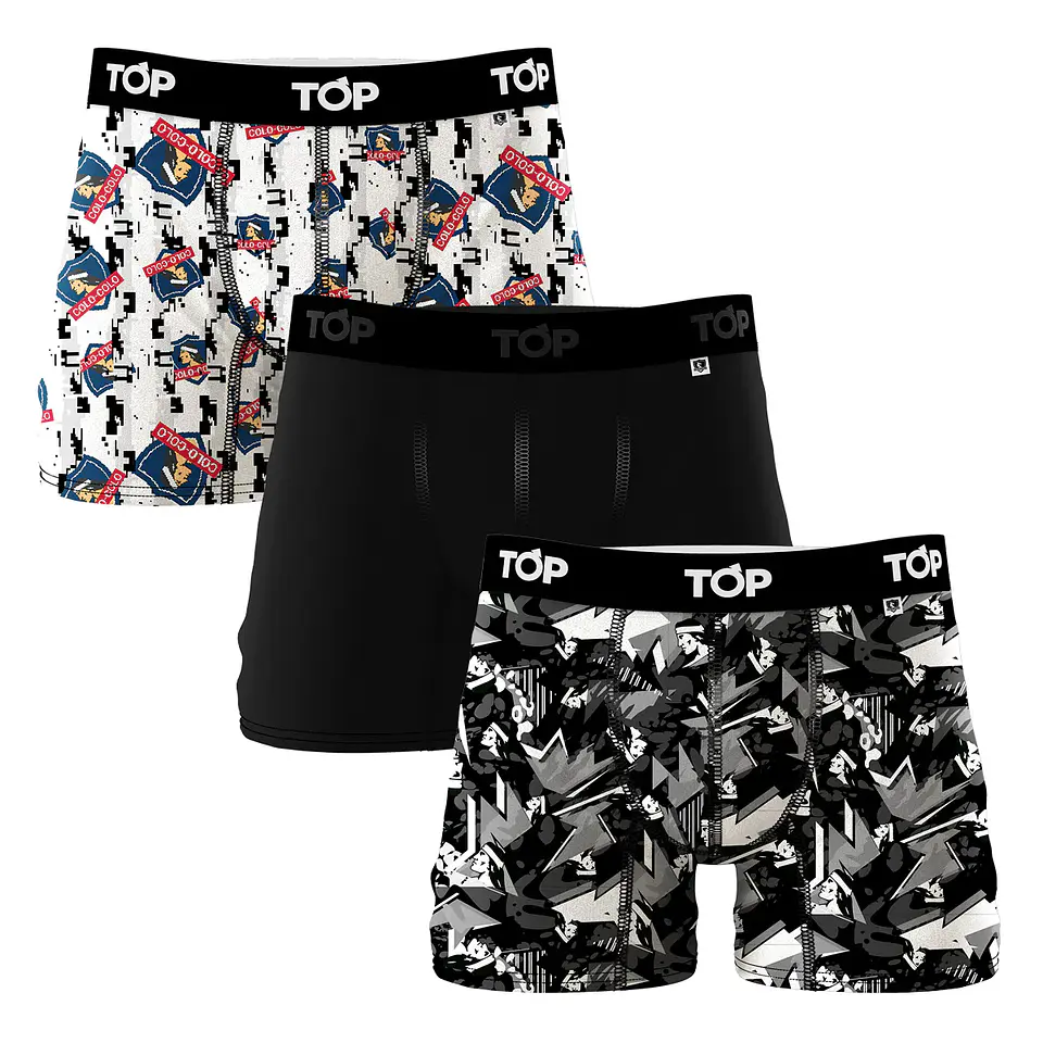 Boxer Hombre Multicolor Top 208Accp/3 1