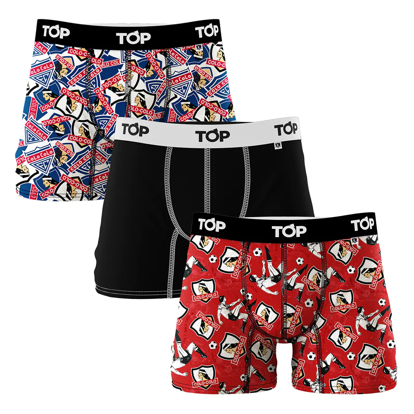 Boxer Hombre Multicolor Top 208Accp/3 2