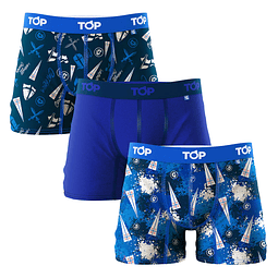 Boxer Hombre Multicolor Top 208Aucp/3