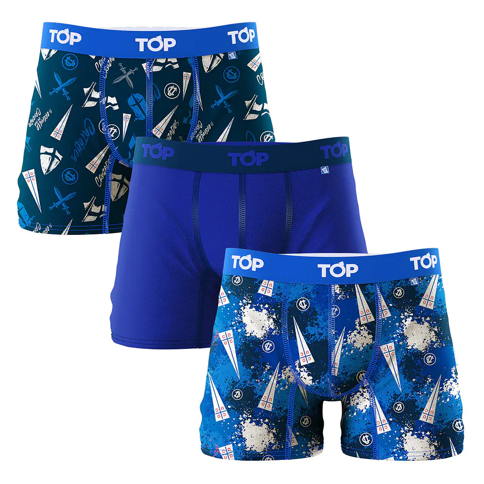 Boxer Hombre Multicolor Top 208Aucp/3 1