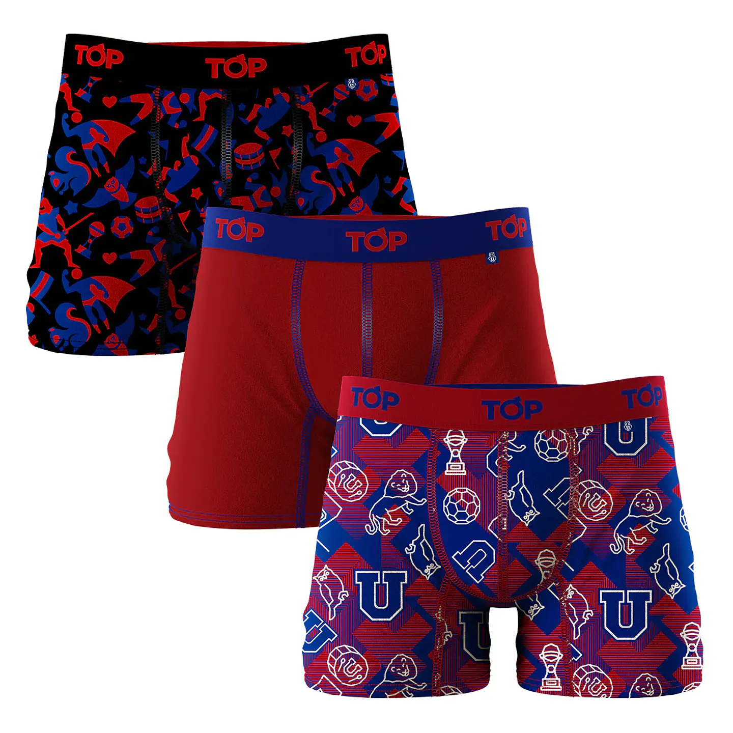 Boxer Hombre Multicolor Top 208Auchp/3 2