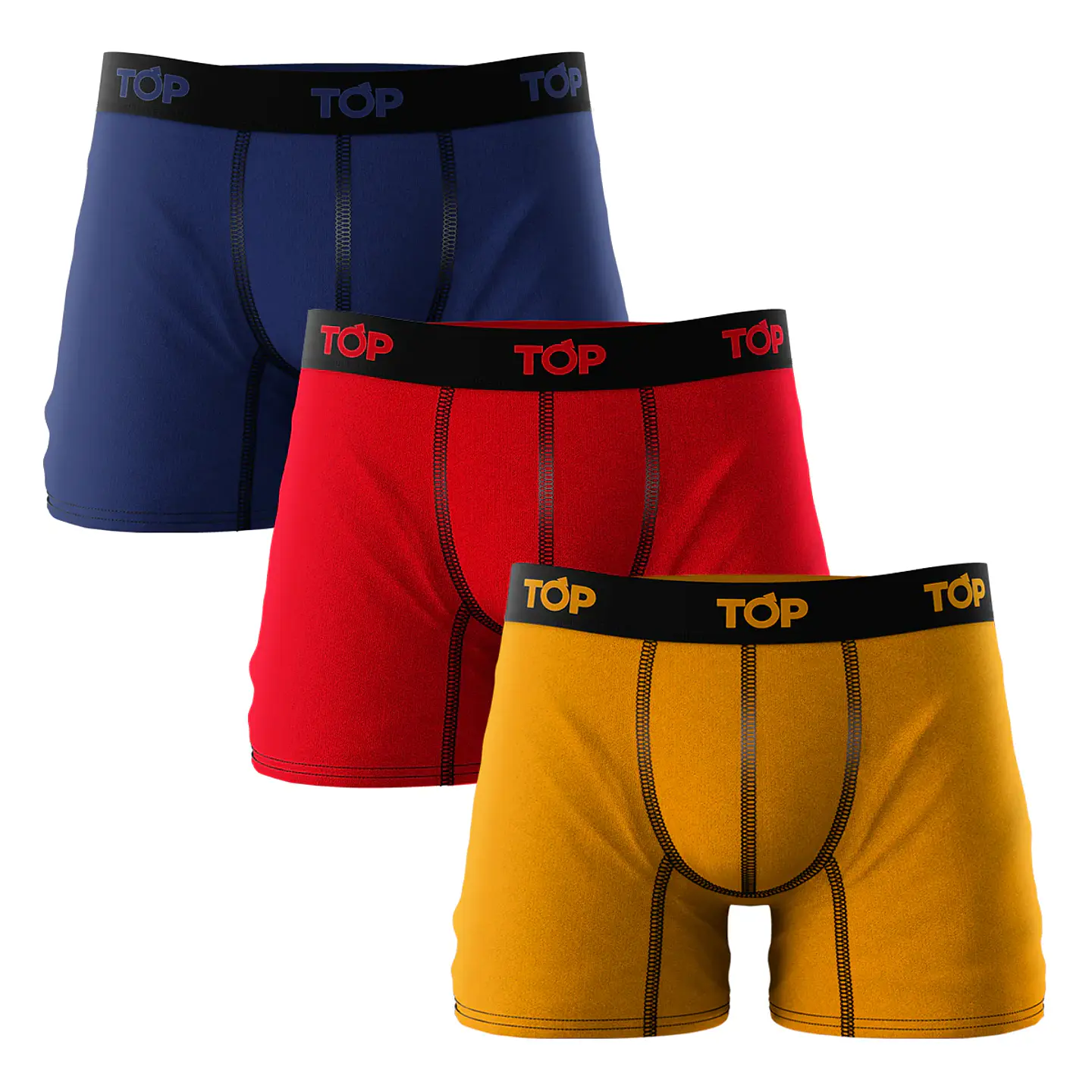 Boxer Hombre Multicolor Top 208Pkp/3 1