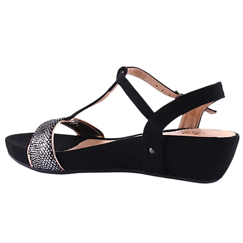 Sandalia Mujer Negro Chalada 24-Gitana-4Bk