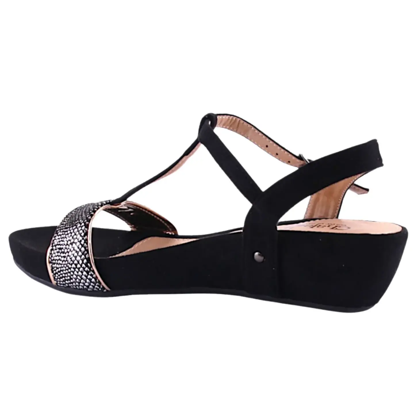 Sandalia Mujer Negro Chalada 24-Gitana-4Bk 2