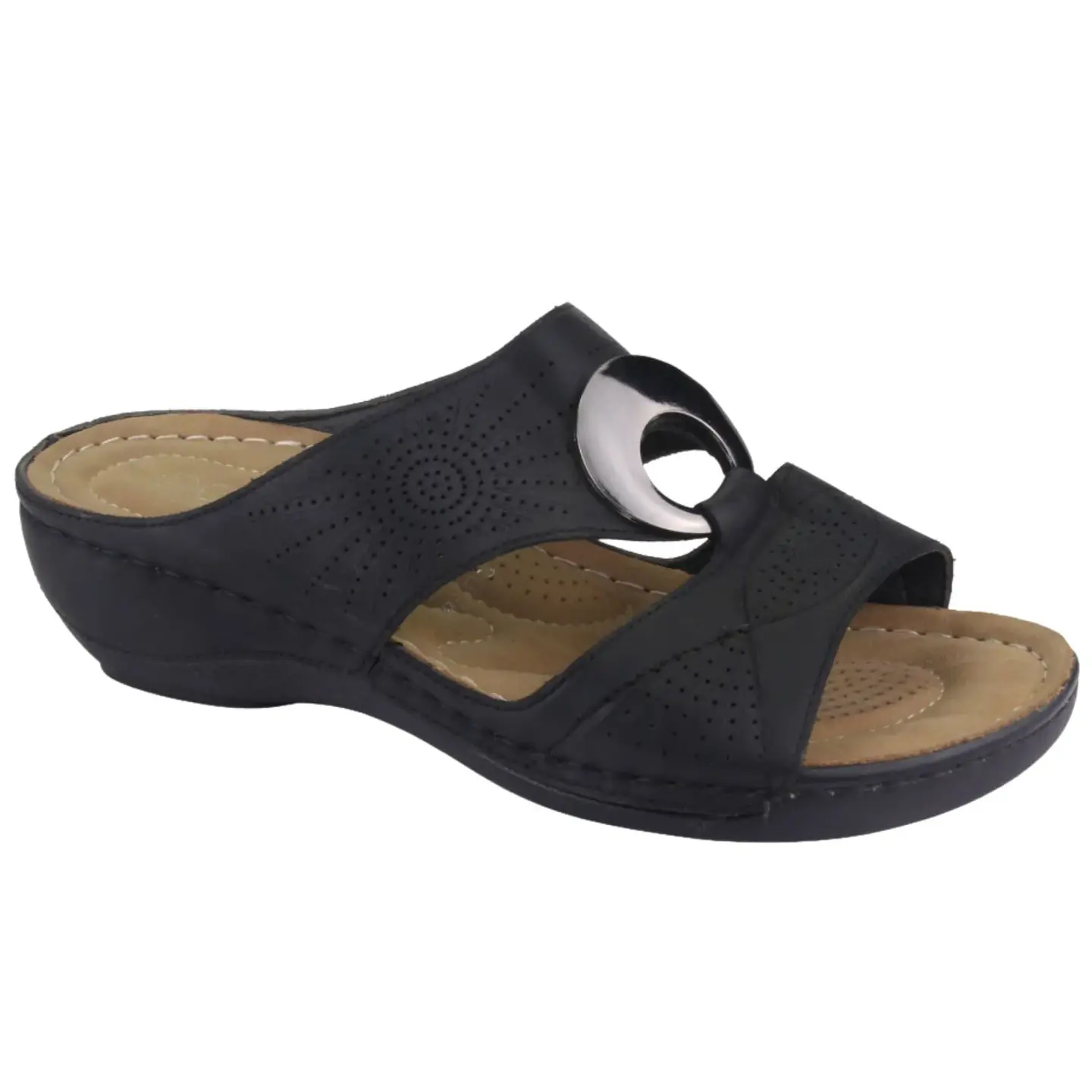 Sandalia Mujer Negro Chalada 15-Kon-5Bk 1