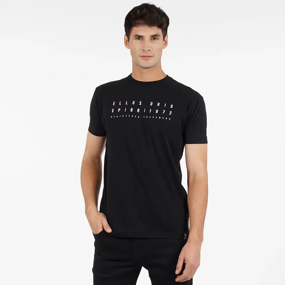 Polera Hombre Negra Ellus Cmc63611  1