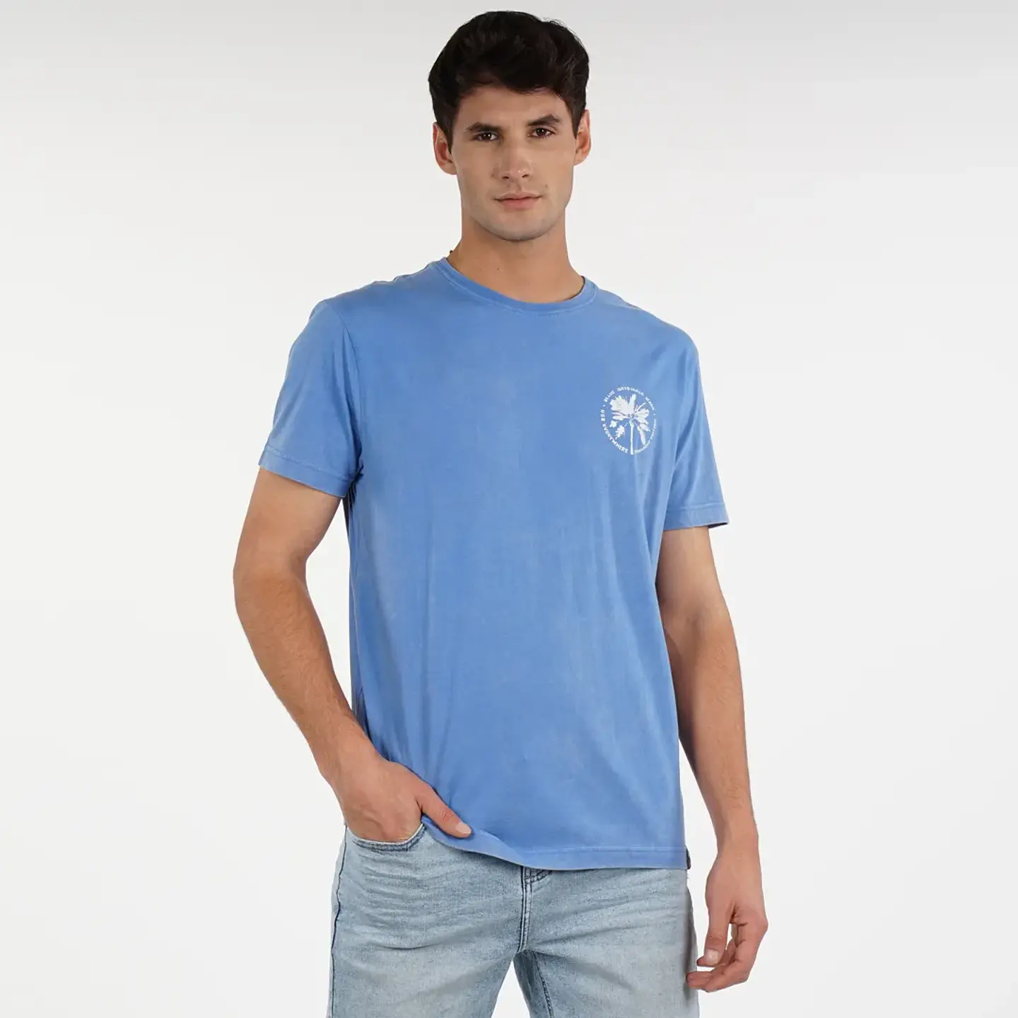 Polera Hombre Celeste Ellus Cmc77607  1