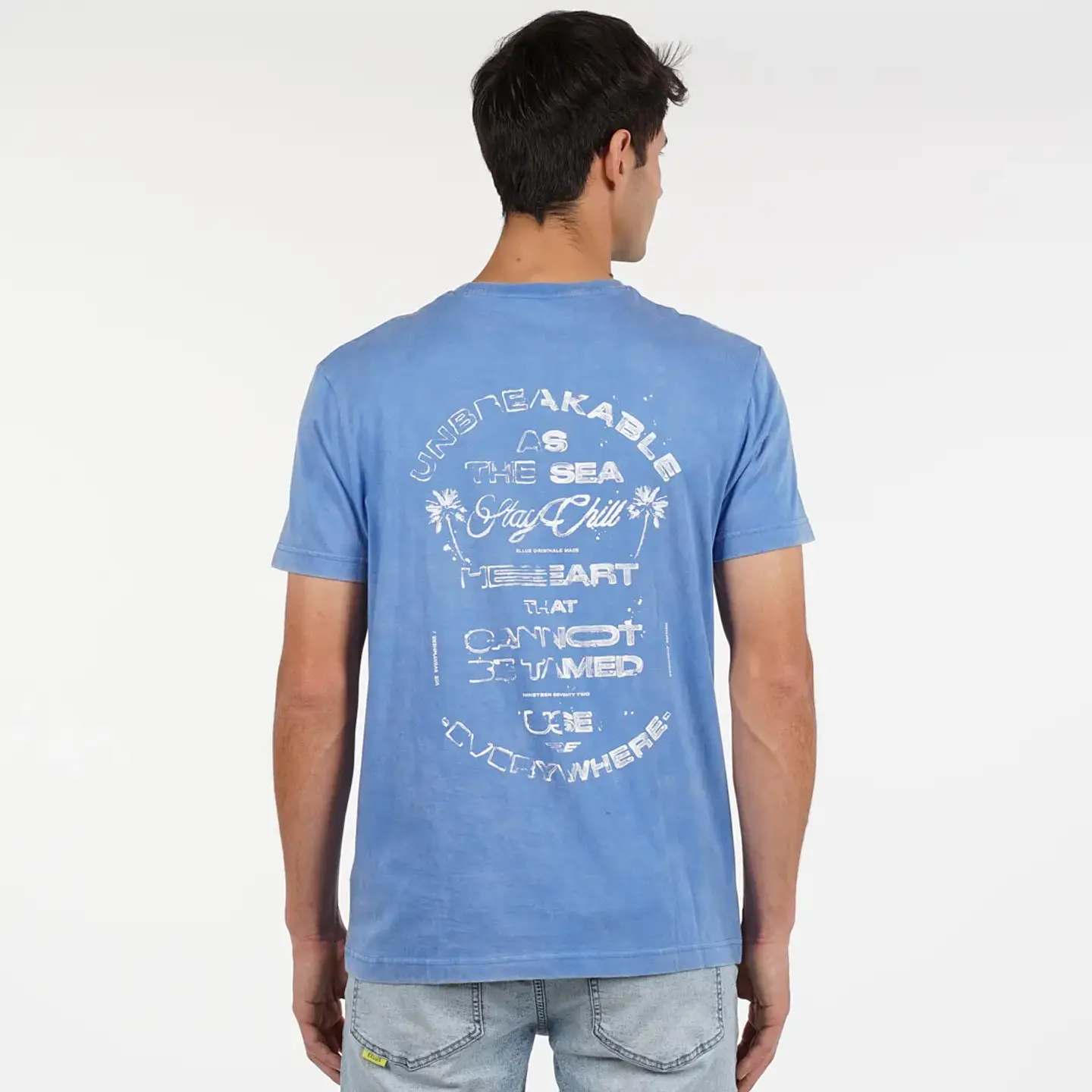 Polera Hombre Celeste Ellus Cmc77607  2