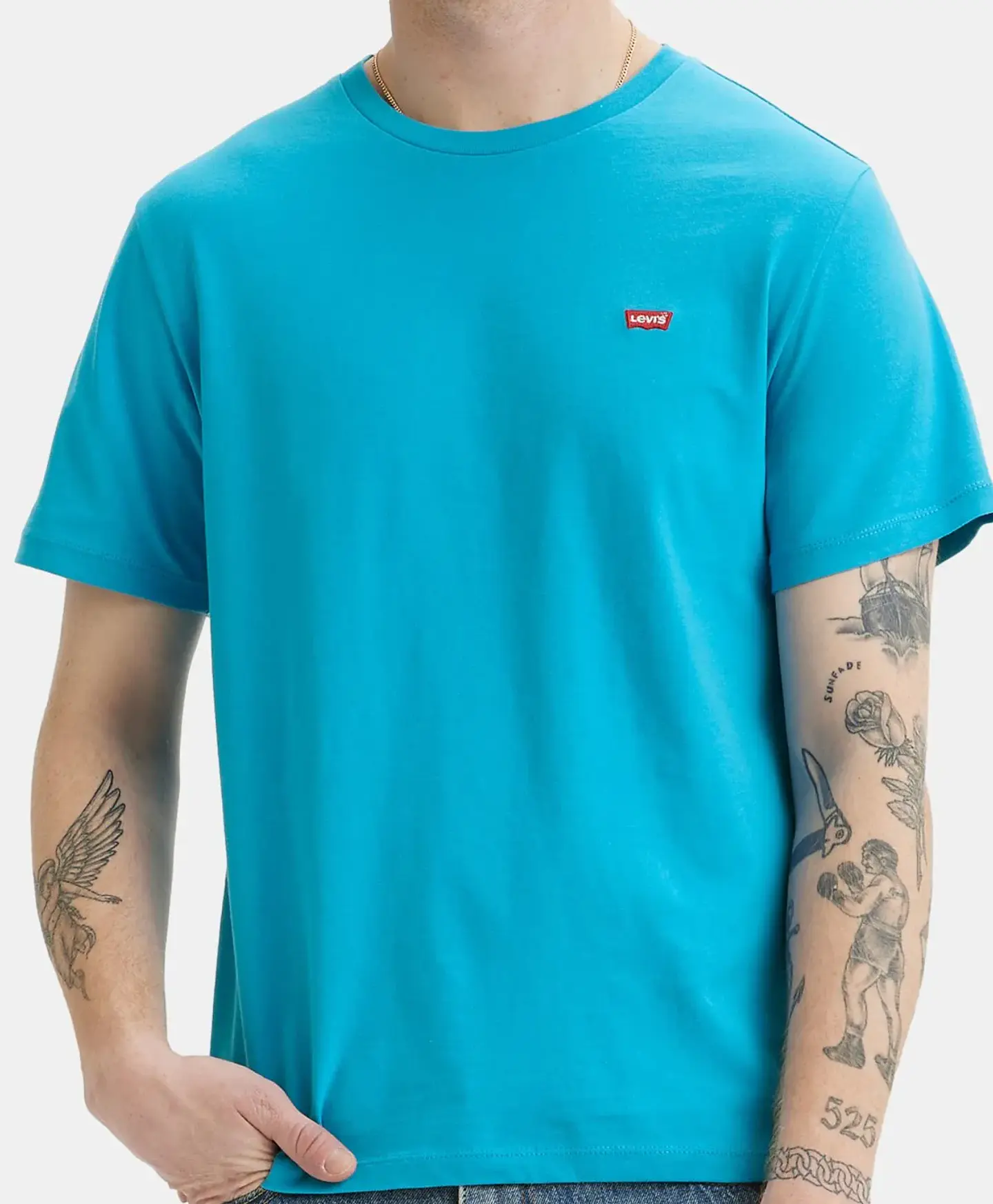Polera Hombre Azul Levis 56809-0084   2