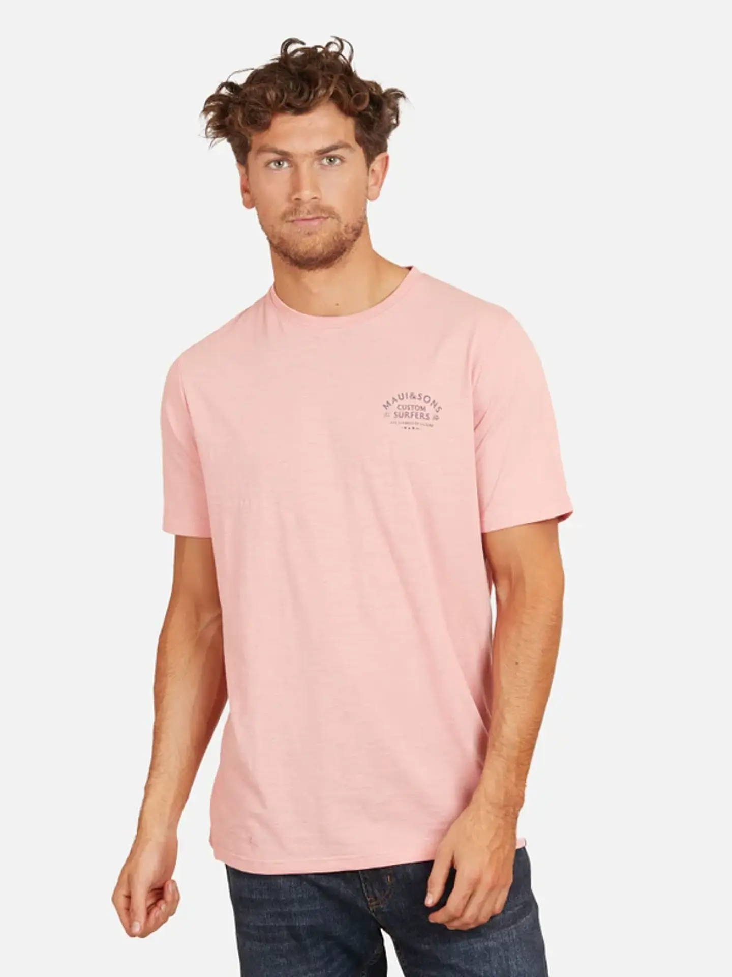 Polera Hombre Rosada Maui 5P1028-Mv 1