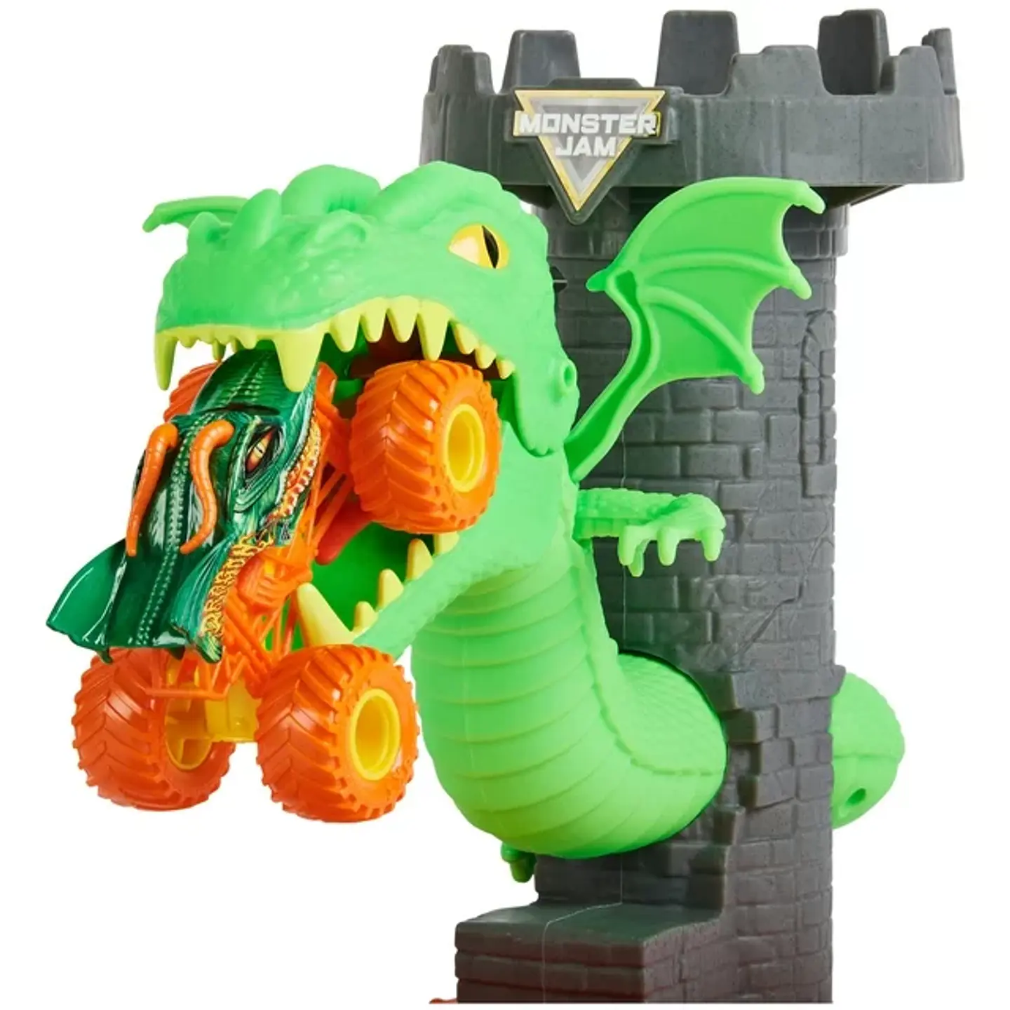 Monster Jam Duelo Dragón Vehículo 1:64 Imexporta 6063919 2