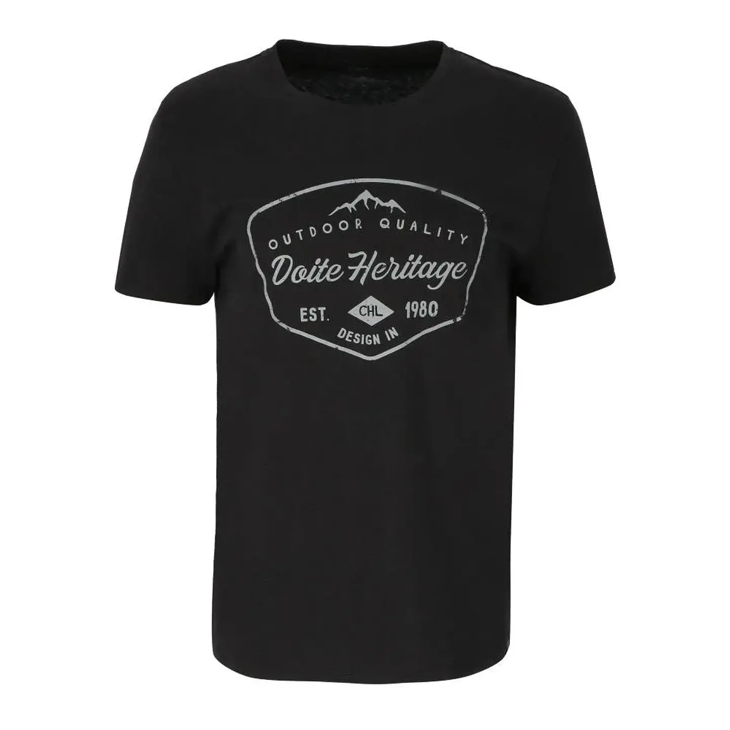 Polera Hombre Negra Doite DPOMCINSI1BK 1