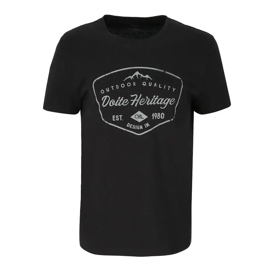 Polera Hombre Negra Doite DPOMCINSI1BK 1
