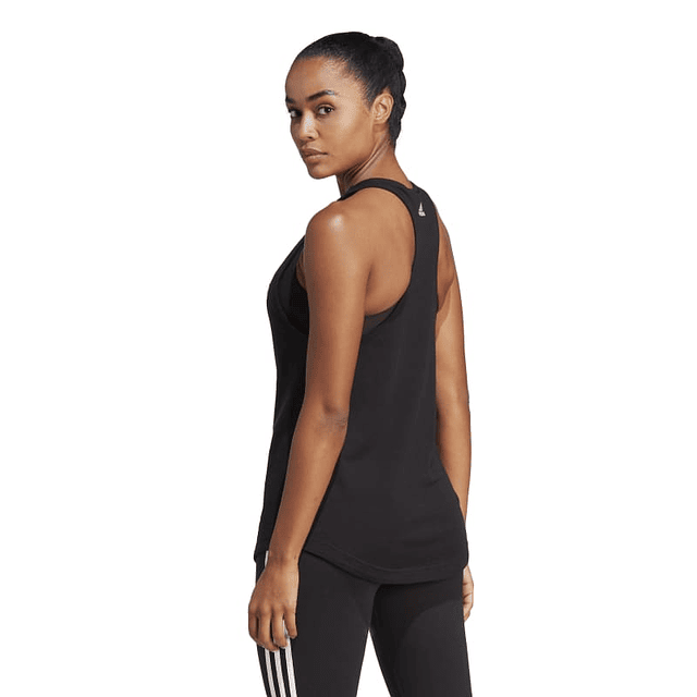 Polera Mujer Negra Adidas GL0566