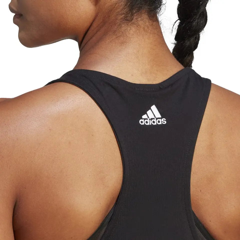 Polera Mujer Negra Adidas GL0566 4