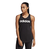 Polera Mujer Negra Adidas Gl0566