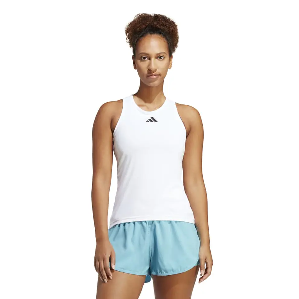 Polera Mujer Blanca Adidas HZ4282 1