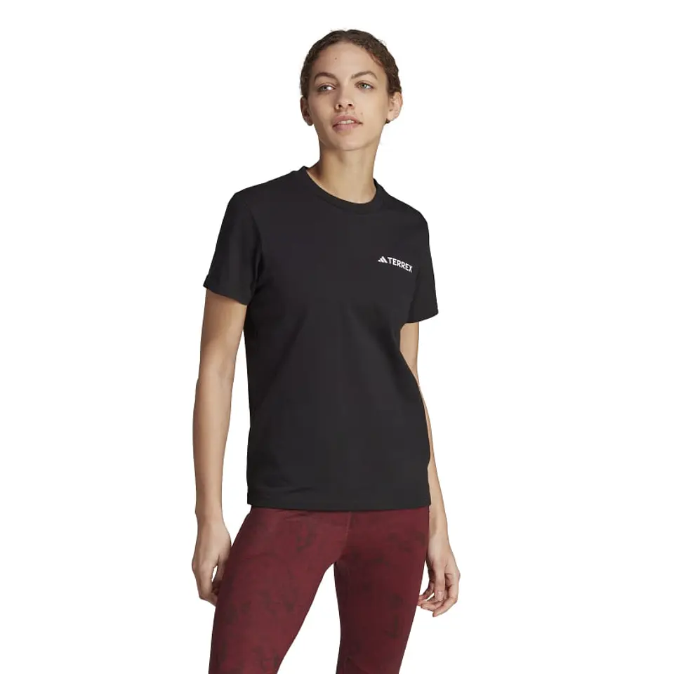 Polera Mujer Negro Adidas II6058 1