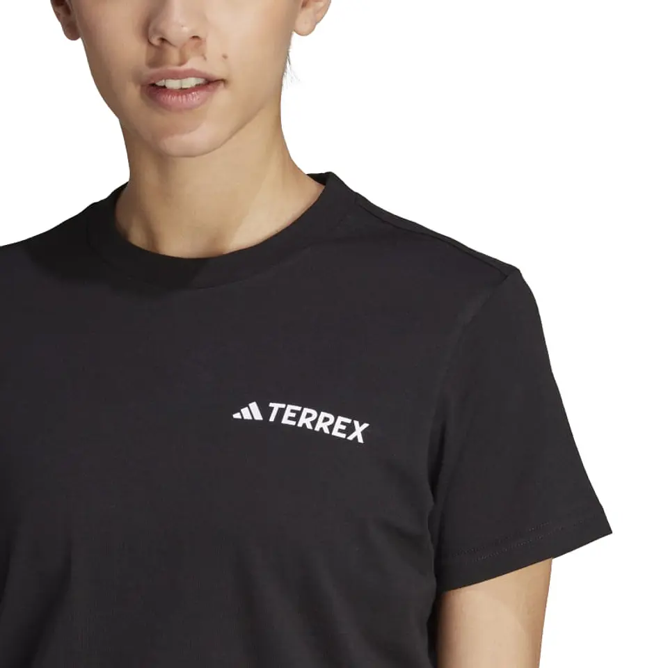 Polera Mujer Negro Adidas II6058 4