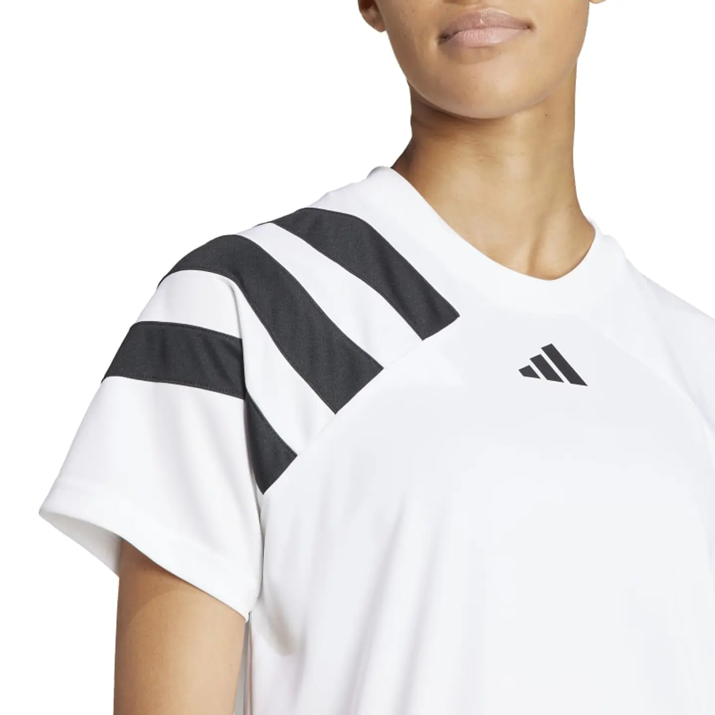 Polera Mujer Blanca Adidas IK5757 4