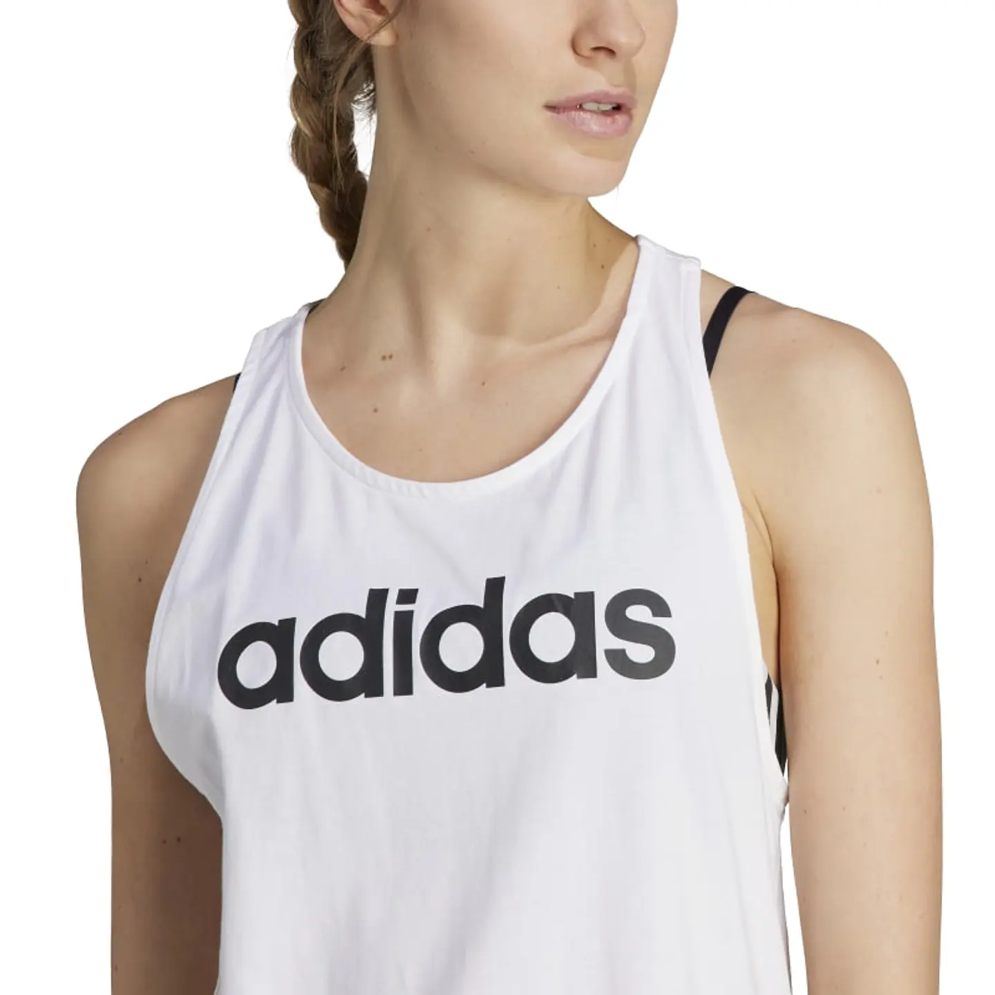 Polera Mujer Blanca Adidas Gl0567 3