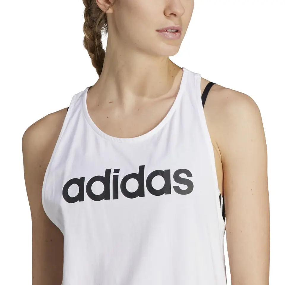 Polera Mujer Blanca Adidas Gl0567 3
