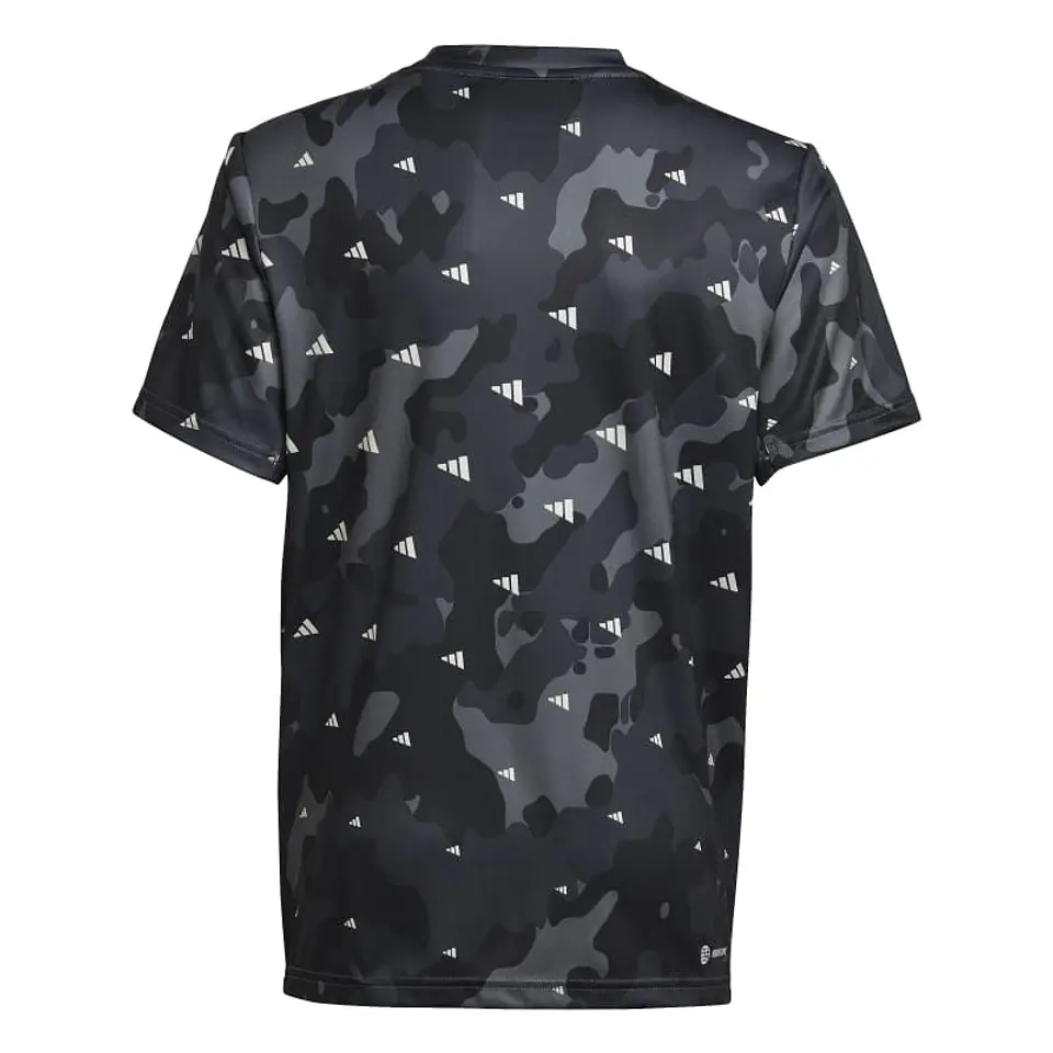 Polera Niño/a Negra Adidas Hr6412 3