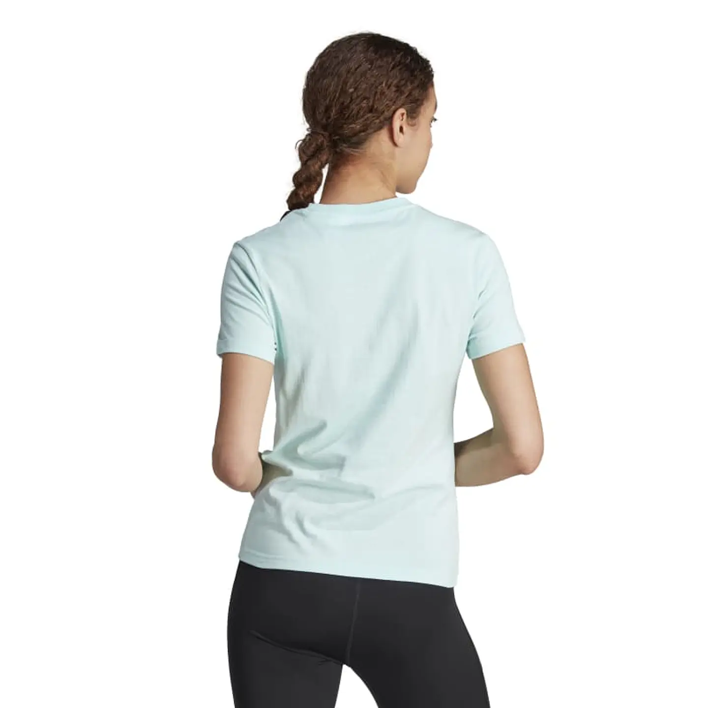Polera Mujer Celeste Adidas Hy1713 2