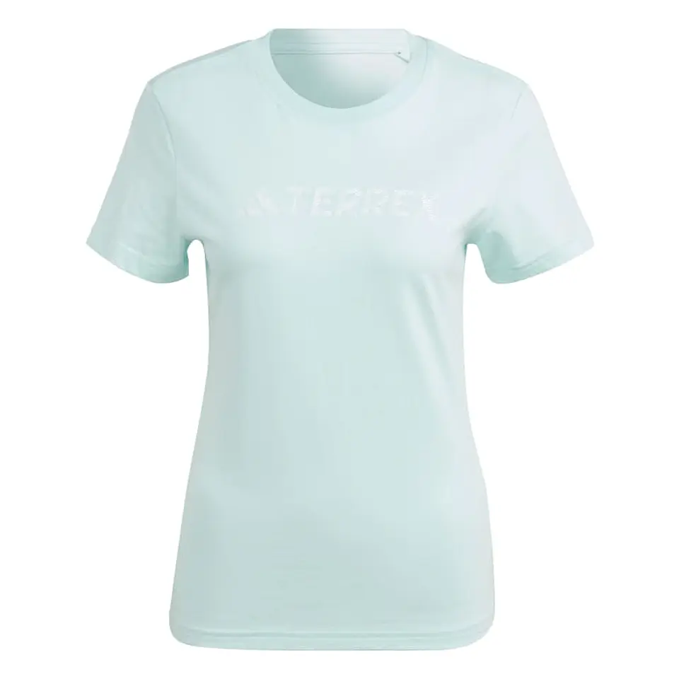 Polera Mujer Celeste Adidas Hy1713 5