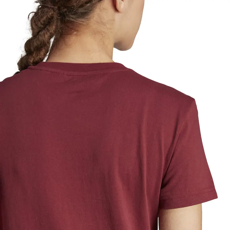 Polera Mujer Burdeo Adidas Hy1714 4