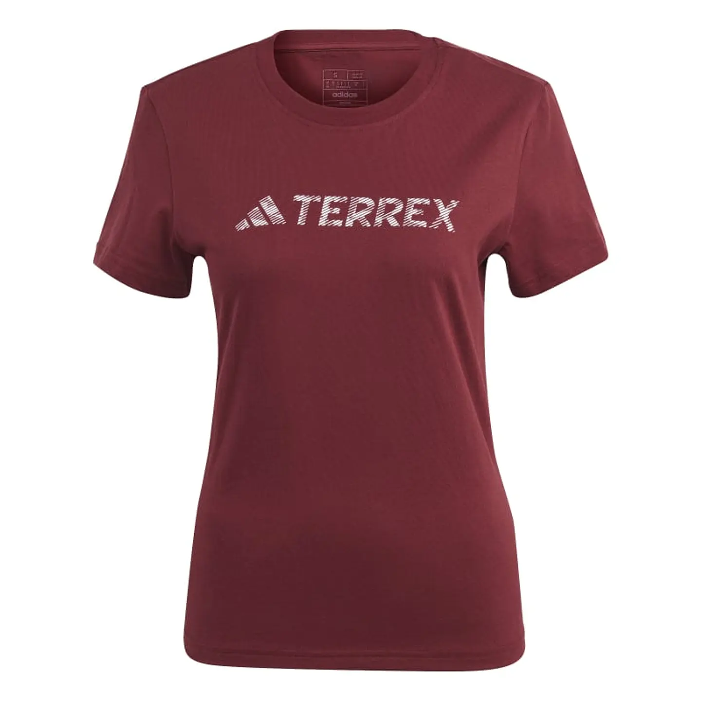 Polera Mujer Burdeo Adidas Hy1714 5