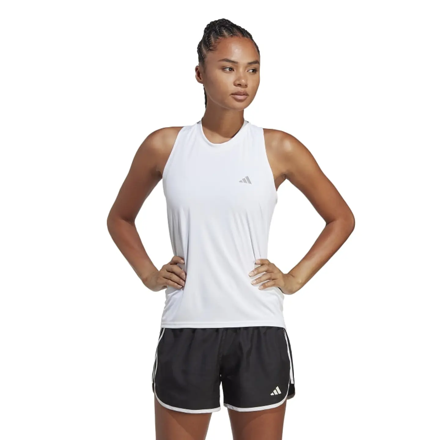 Polera Mujer Blanco Adidas Hz0106 1