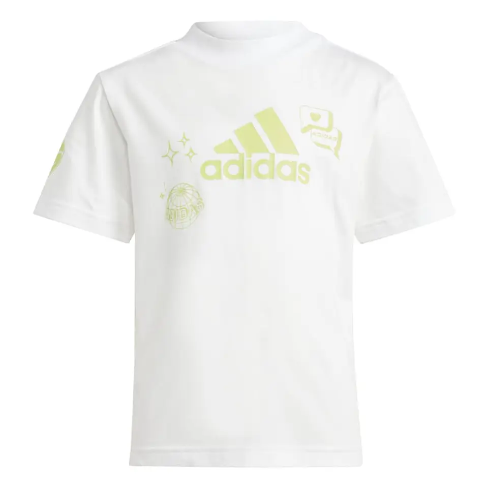Polera Niño/a Blanca Adidas Ia1574 1