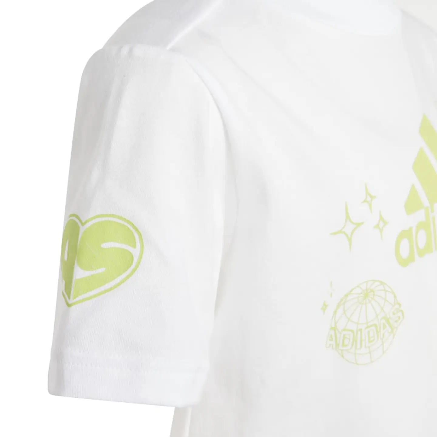 Polera Niño/a Blanca Adidas Ia1574 4