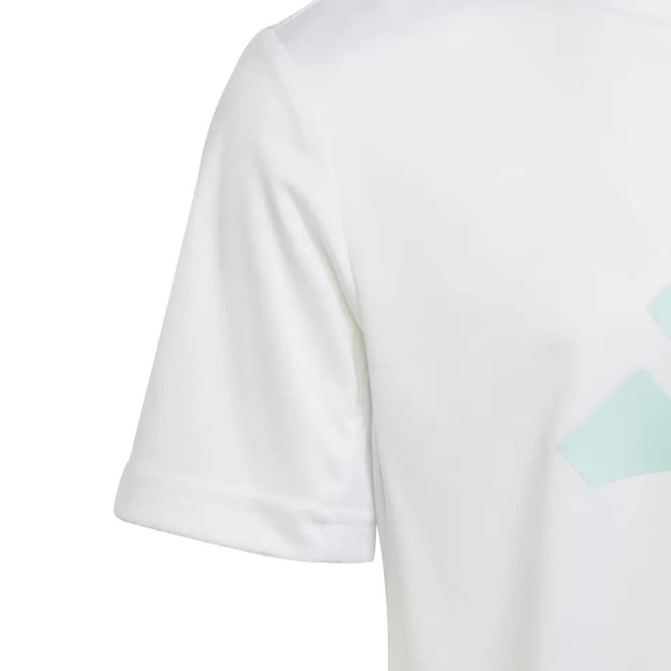 Polera Niño/a Blanco Adidas Ij9566 4