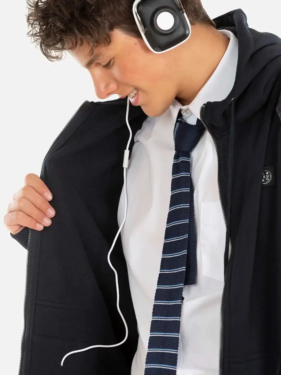 Polerón Escolar Hombre Azul Maui 5E104-MC20 3