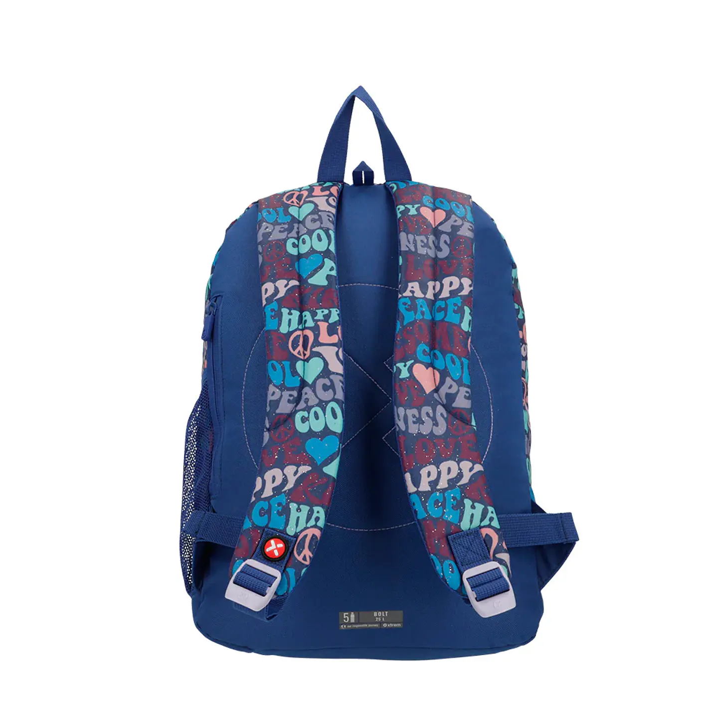 Mochila Corazones Azul Saxoline 151063A4421CNU 3