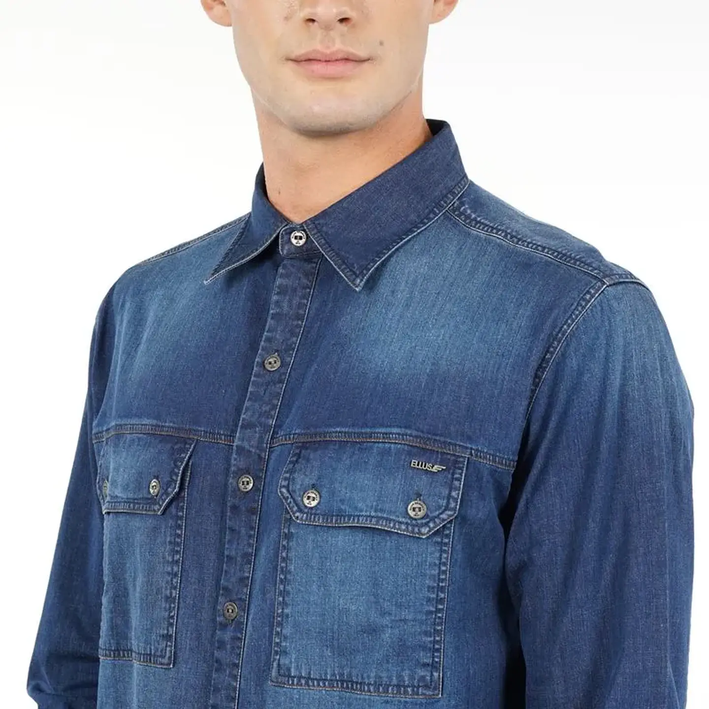 Camisa Hombre Azul Ellus BM082810 3