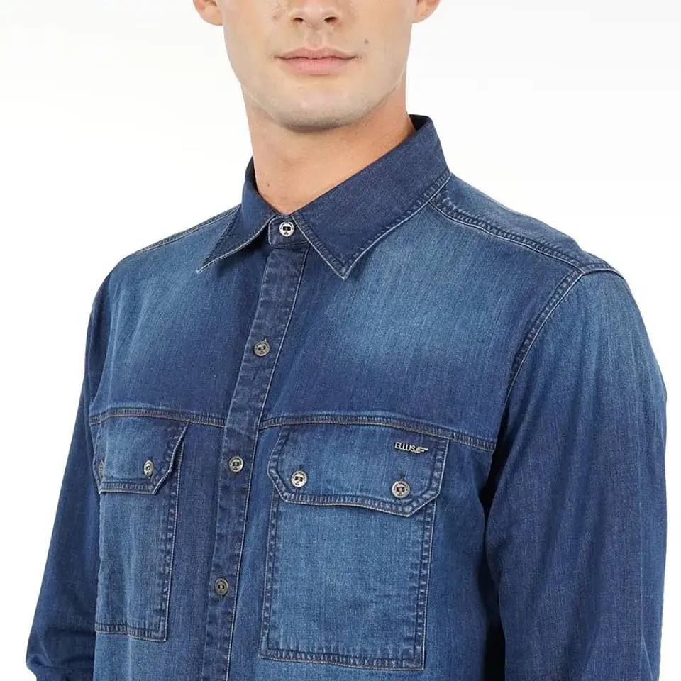 Camisa Hombre Azul Ellus BM082810 3