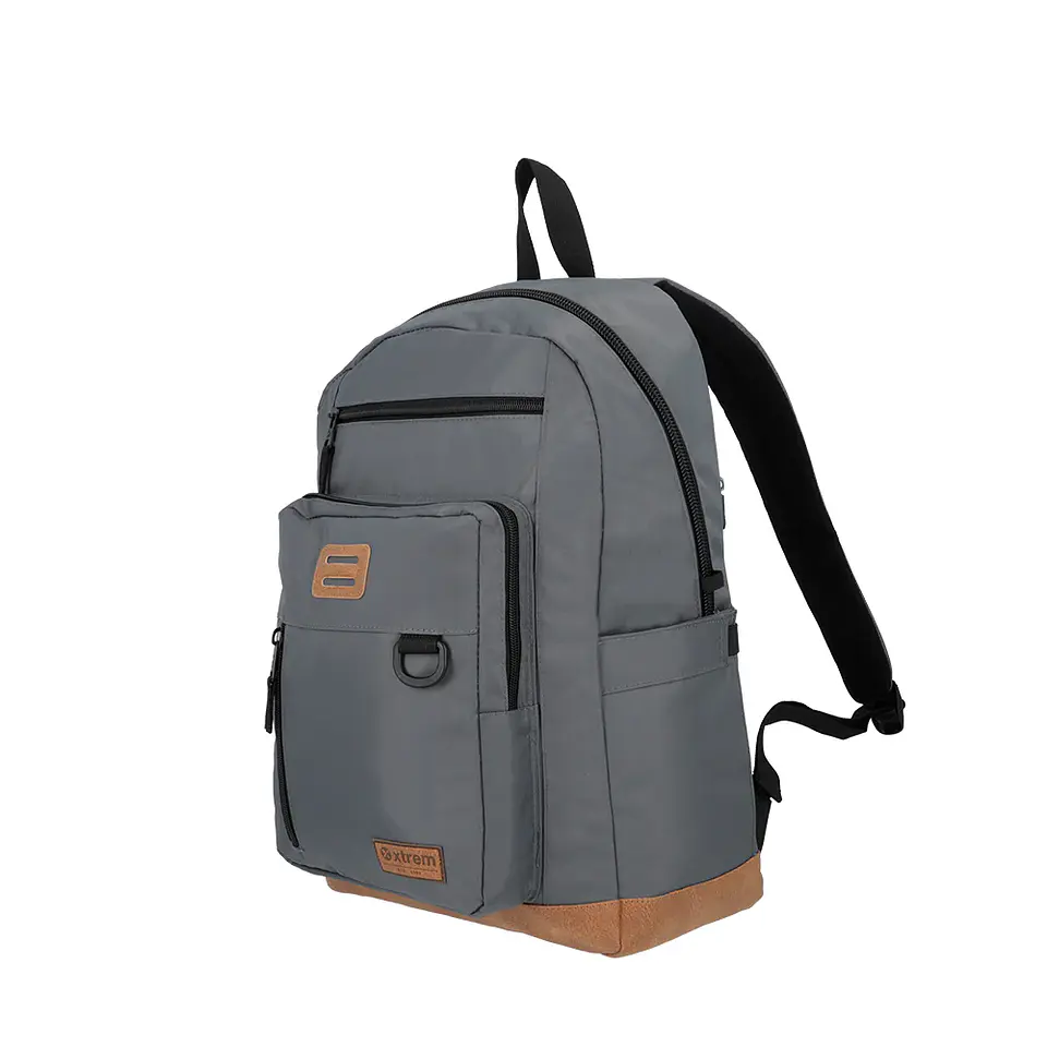 Mochila Gris Saxoline 15103118301CNU 2