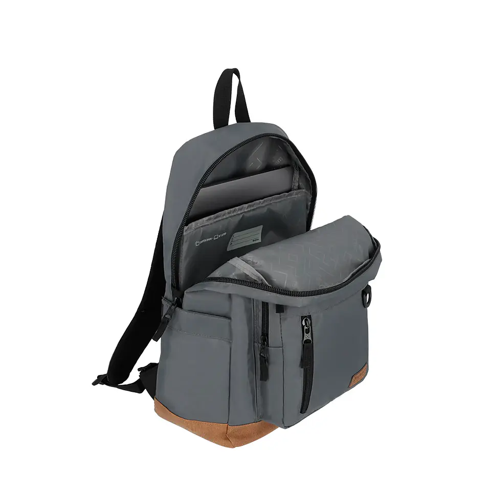 Mochila Gris Saxoline 15103118301CNU 4