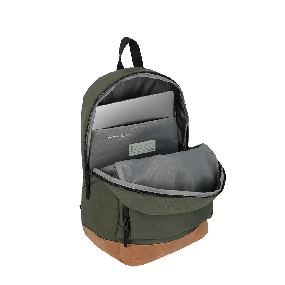 Mochila Verde Saxoline 15104216351CNU 4
